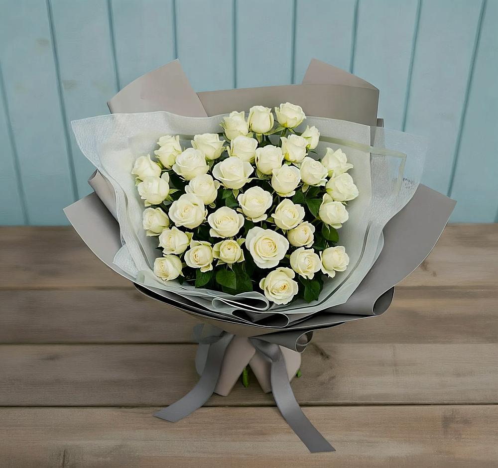 Букет Белоснежная нежность в Егерухай