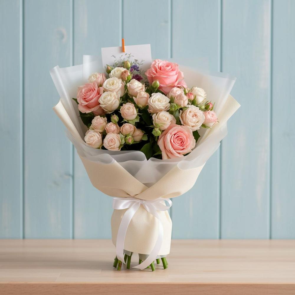 Букет цветов из: Розы в Егерухай