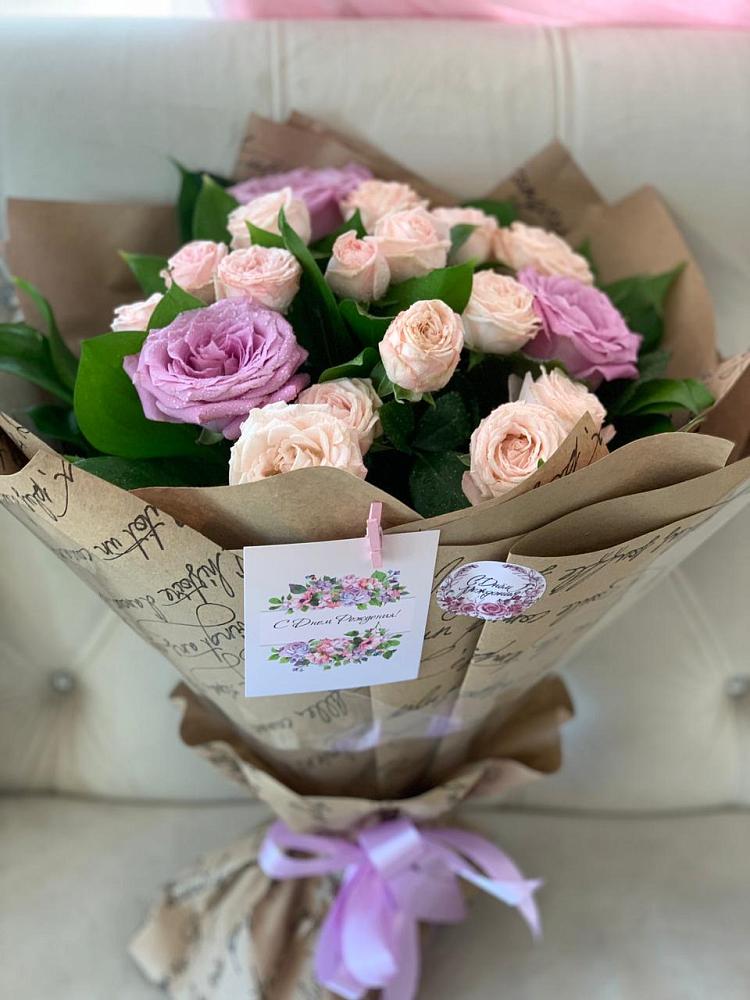 Букет цветов из: Розы в Егерухай