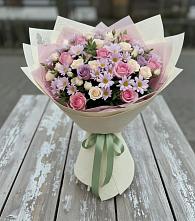 Букет цветов из:  Розы и Хризантемы в Егерухай