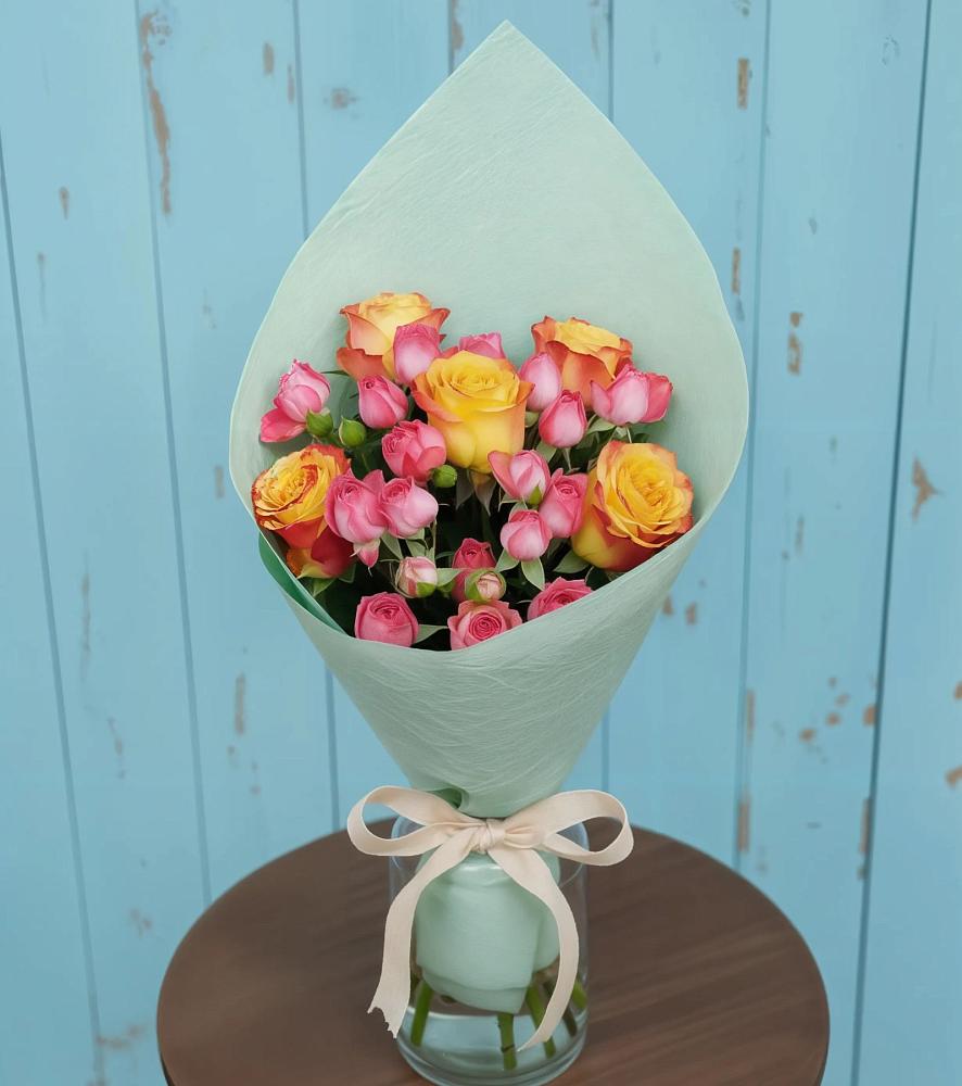 Букет цветов из: Розы в Егерухай