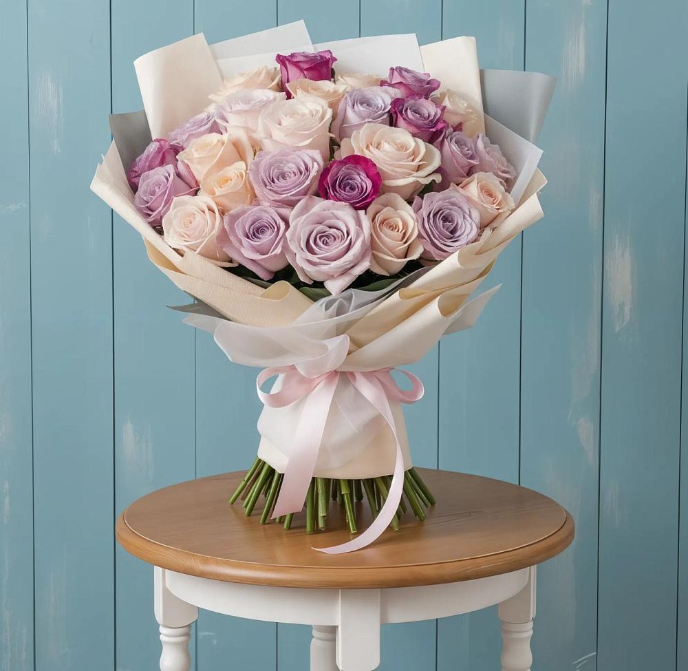 Букет цветов из: Розы в Егерухай