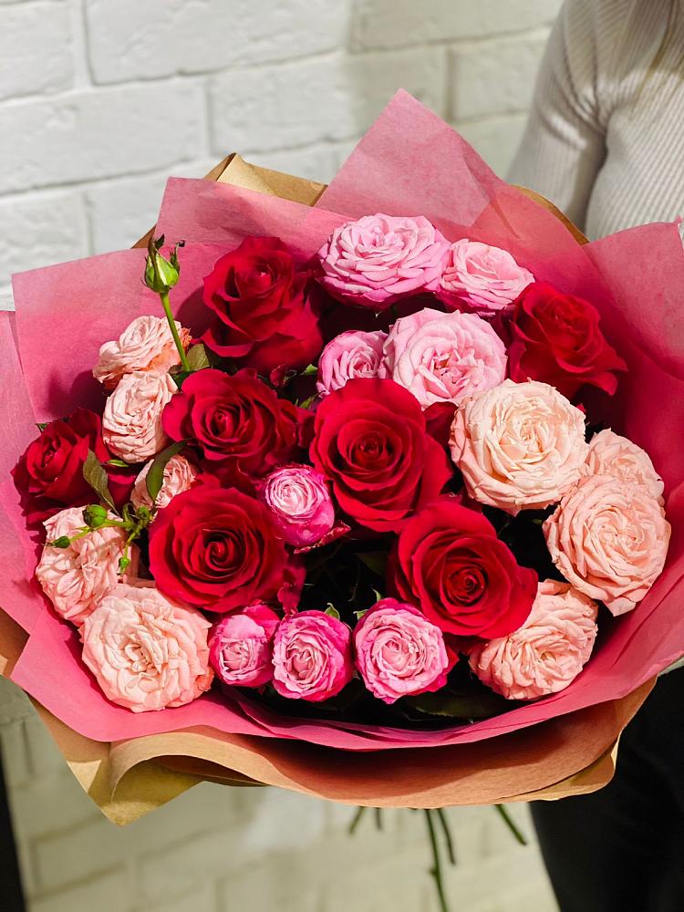 Букет цветов из: Розы в Егерухай