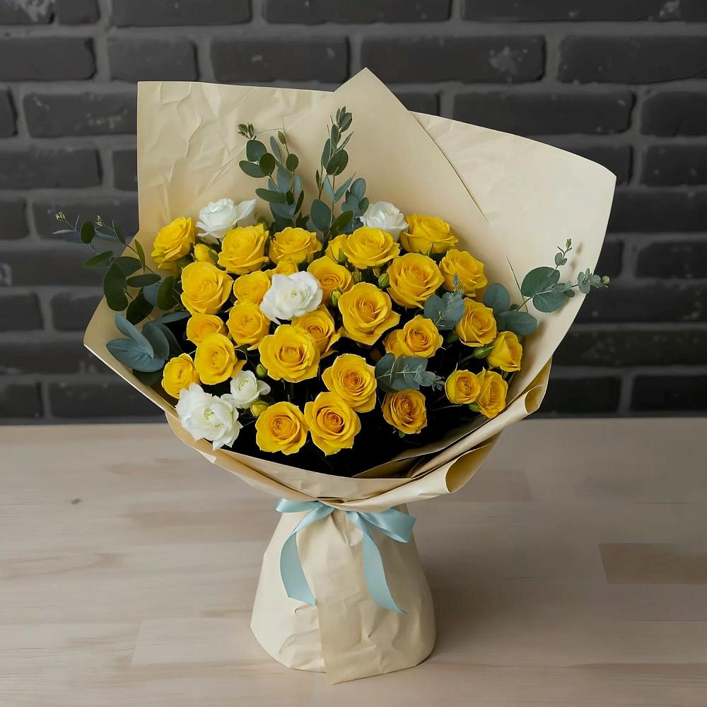 Букет цветов из: Розы в Егерухай